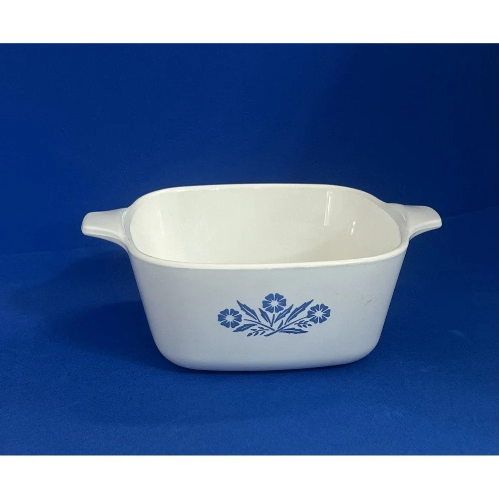 Kitchen - Corning Ware 1 QT Blue Cornflower P-43-B 700mL Casserole Dish
